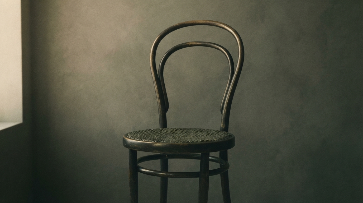 Editorial illustration for From Steam to Steel: How Michael Thonet's Bentwood Chair Shaped a Century of Furniture Design