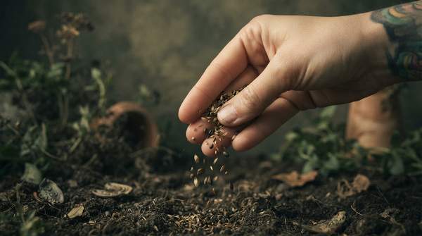 Editorial illustration for Saving Heirloom Seeds: A Beginner's Path from Bolting Plants to a Full Seed Jar