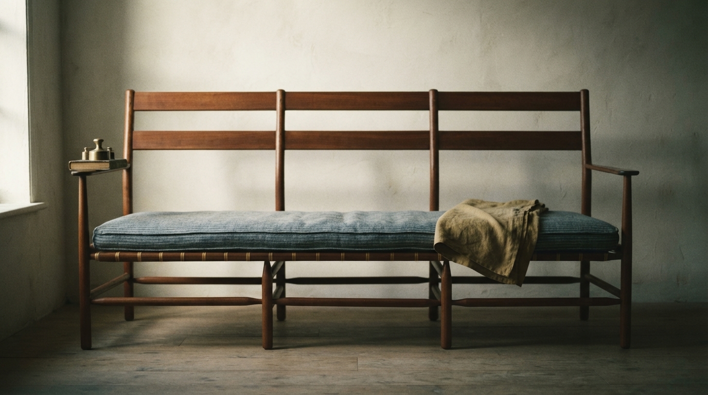 Editorial illustration for Why Shaker Furniture Looks the Way It Does: Belief Made Visible in Wood